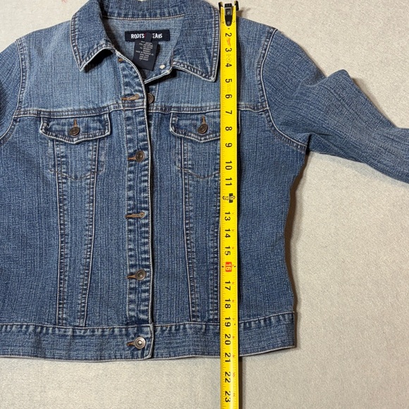 Roots Denim Blue Jean Jacket - Picture 11 of 12